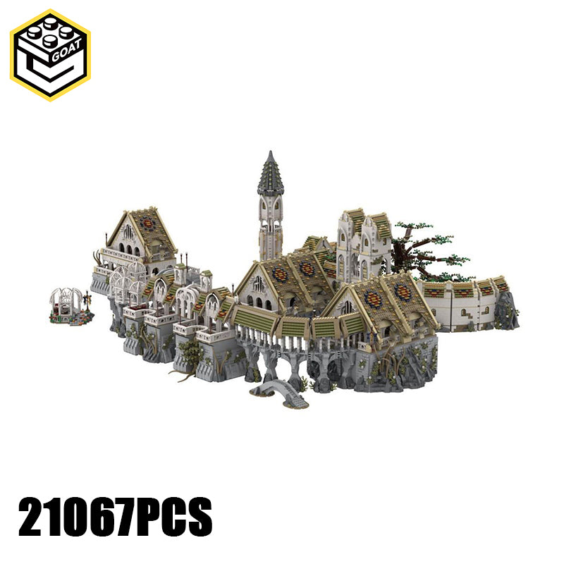 Goat Bricks UCS Rivendell - Complete Bundle Building Blocks Model