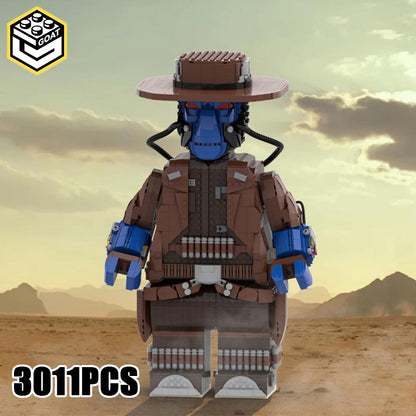 Goat Bricks Star Movie Cad Bane Mega Figure Model