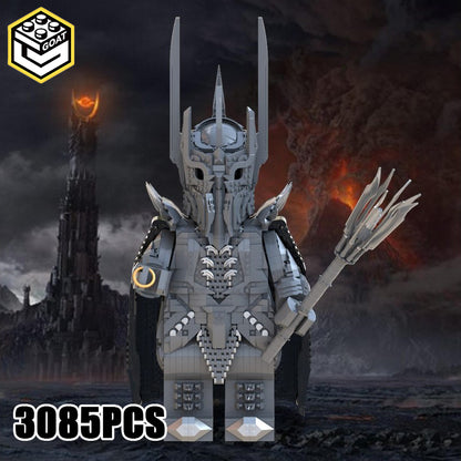 Goat Bricks The Lord of the Ring Sauron Mega Figure Model