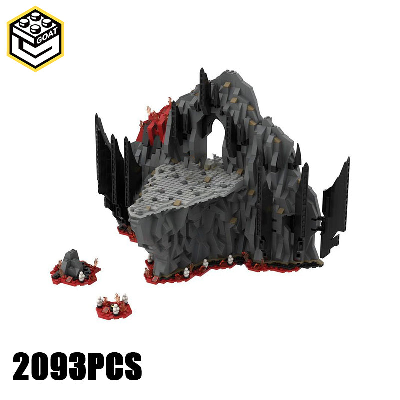 Goat Bricks The Furnace of Doom Building Blocks Model