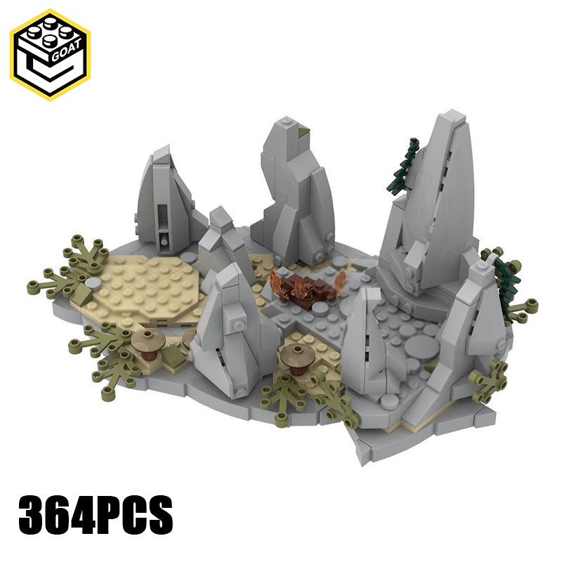 Goat Bricks The Ring goes south Building Blocks Model