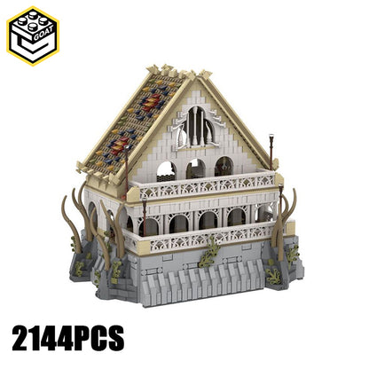 Goat Bricks UCS Rivendell - Frodo Awakens Building Blocks Model