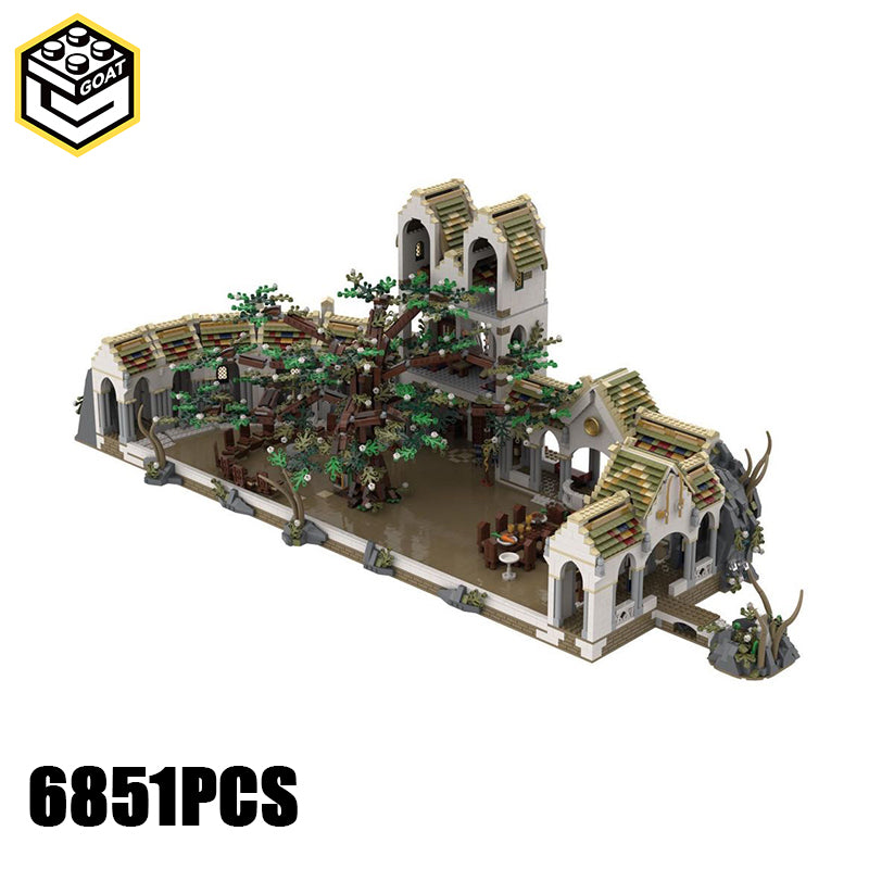 Goat Bricks UCS Rivendell - Council of Elrond Building Blocks Model