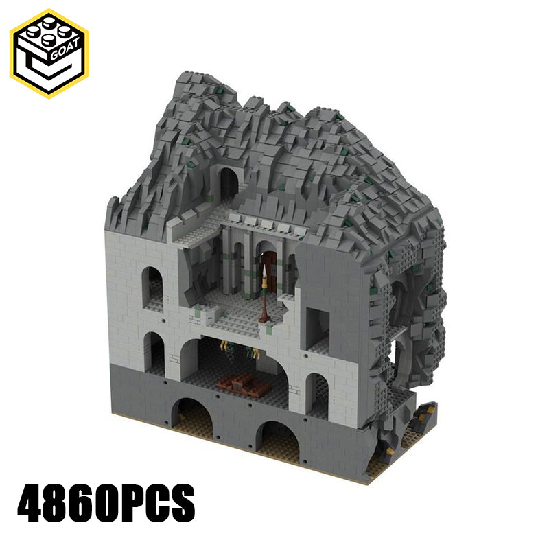 Goat Bricks UCS Helm's Deep - part 3 Building Blocks Model