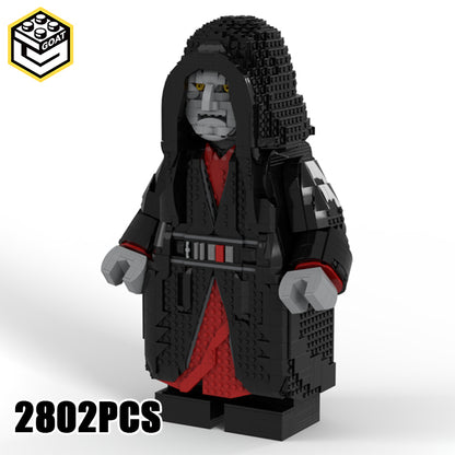 Goat Bricks Star Movie Emperor Palpatine Megafigure - The Rise of Skywalker version Model