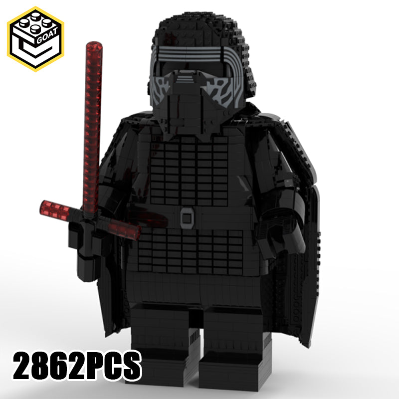 Goat Bricks Star Movie Kylo Ren Mega Figure Model