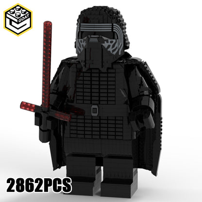 Goat Bricks Star Movie Kylo Ren Mega Figure Model