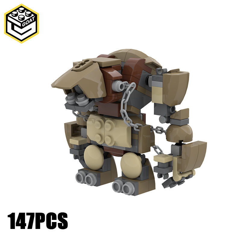 Goat Bricks Mordor Olog-Hai Building Blocks Model