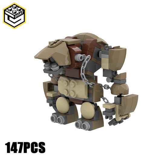 Goat Bricks Mordor Olog-Hai Building Blocks Model