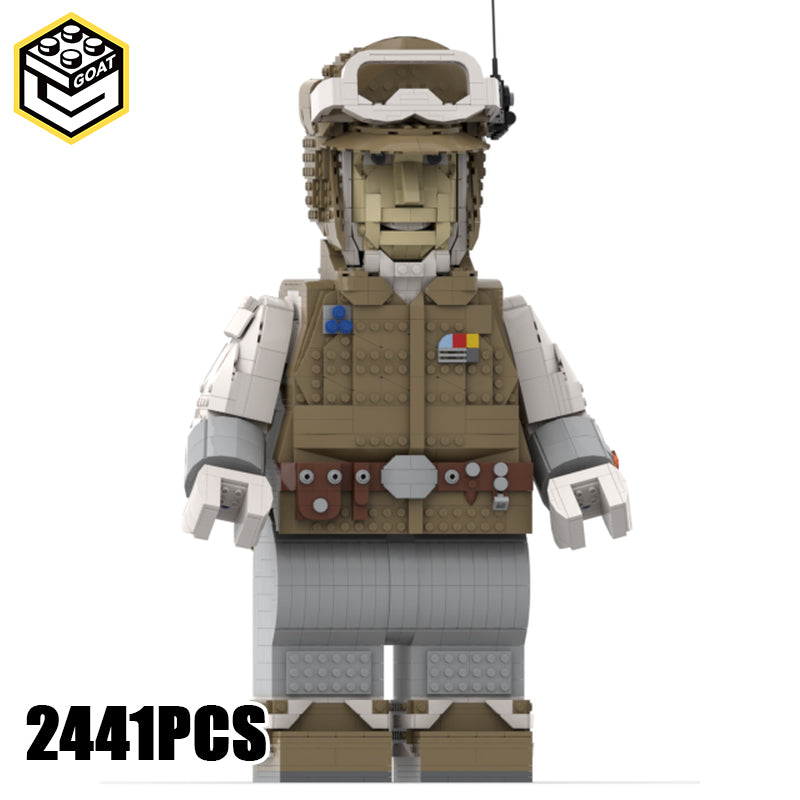Goat Bricks Star Movie Hoth Rebel Mega Figure Model