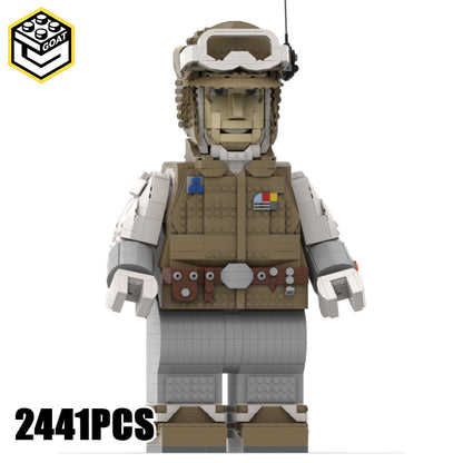 Goat Bricks Star Movie Hoth Rebel Mega Figure Model