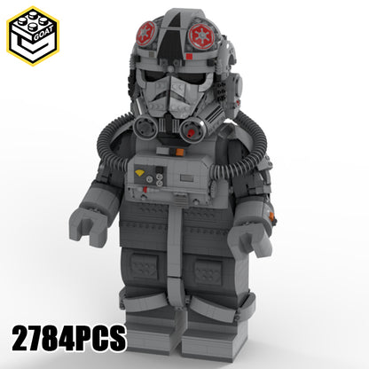 Goat Bricks Star Movie AT-AT Driver Mega Figure Model