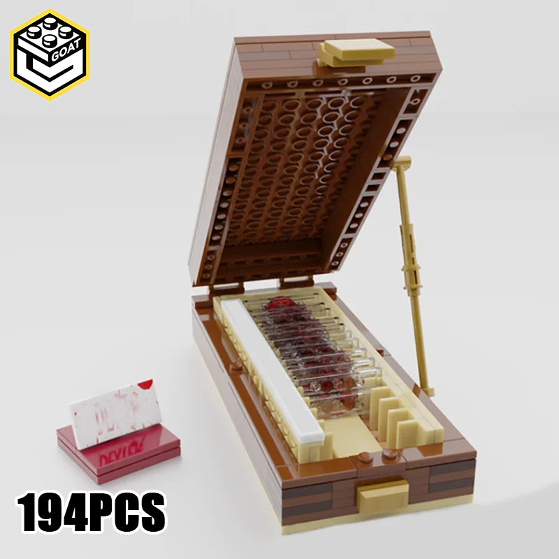 New Moc Building Blocks Dexter Morgan's Trophies Box Technology Modular Bricks Model Gifts Christmas Toys DIY Sets Assembly